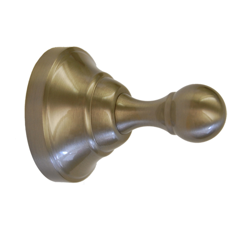 Brushed Nickel Robe Hook Crescendo Collection